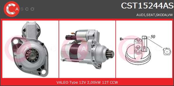 Rozrusznik CASCO CST15244AS