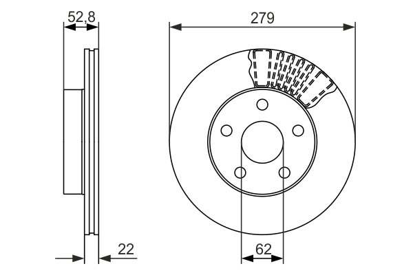 Alternator BOSCH 1 986 A01 283