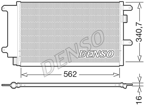 Skraplacz klimatyzacji DENSO DCN12003