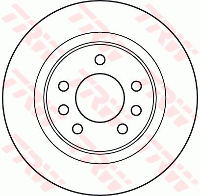 Tarcza hamulcowa TRW DF4960