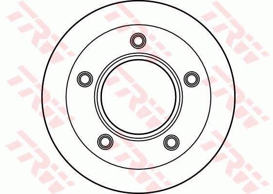 Tarcza hamulcowa TRW DF2579S