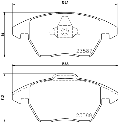 Klocki hamulcowe HELLA 8DB 355 014-511