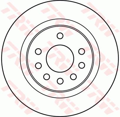 Tarcza hamulcowa TRW DF4938