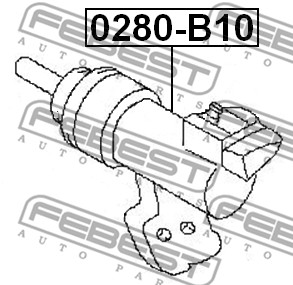 Siłownik sprzęgła FEBEST 0280-B10