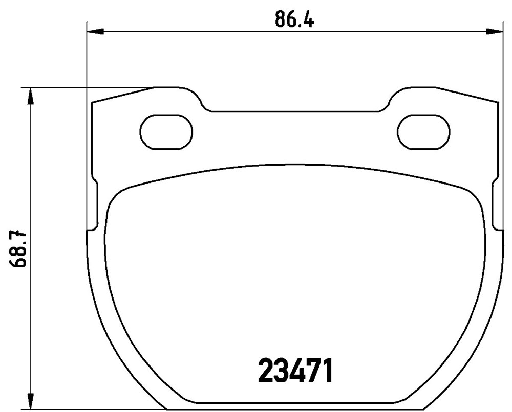 Klocki hamulcowe BREMBO P 44 006