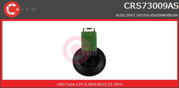 Opornik wentylatora CASCO CRS73009AS