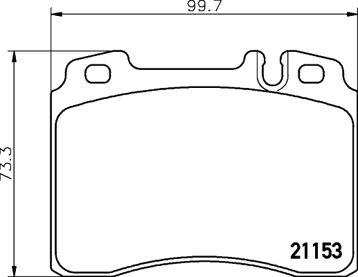 Klocki hamulcowe HELLA 8DB 355 007-471