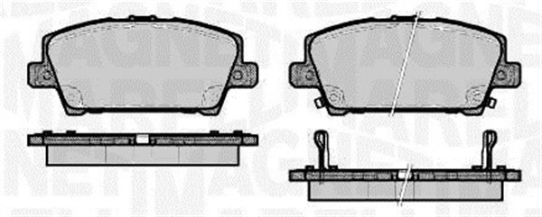 Klocki hamulcowe MAGNETI MARELLI 363916060620
