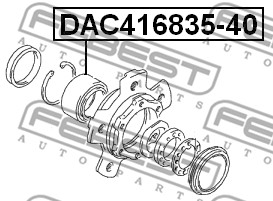 Łożysko koła FEBEST DAC416835-40