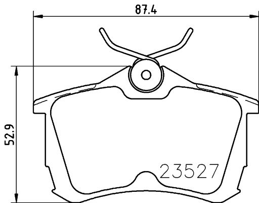 Klocki hamulcowe HELLA 8DB 355 009-511