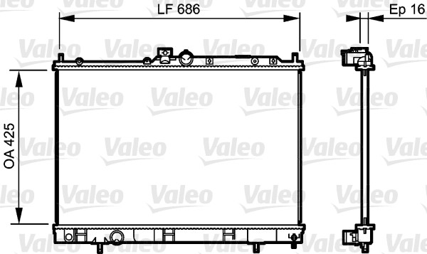 Chłodnica VALEO 735201