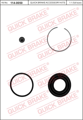 Zestaw naprawczy zacisku hamulcowego QUICK BRAKE 114-0050