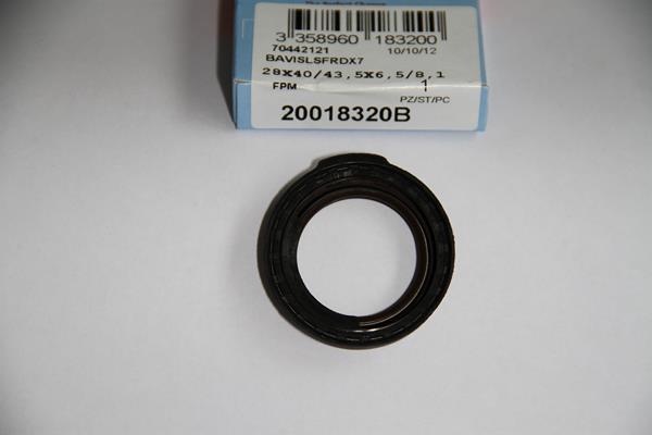 Pierścień uszczelniający wałka skrzyni CORTECO 20018320B