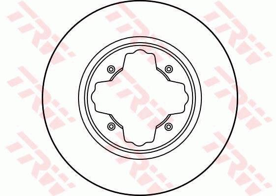 Tarcza hamulcowa TRW DF3084