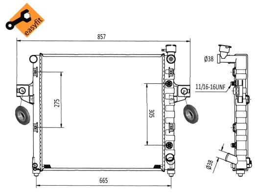 Chłodnica NRF 58113