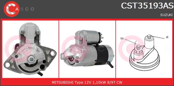 Rozrusznik CASCO CST35193AS