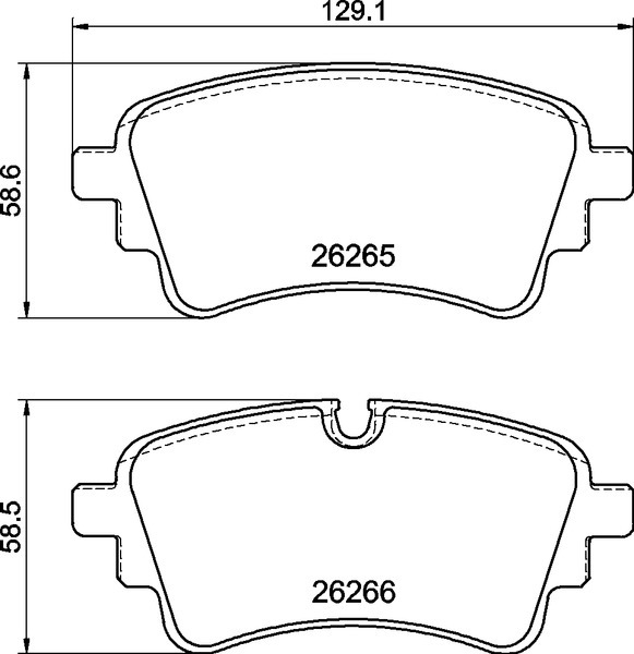 Klocki hamulcowe BREMBO P 85 185