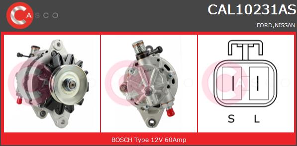 Alternator CASCO CAL10231AS