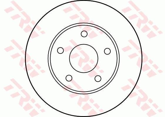 Tarcza hamulcowa TRW DF1647