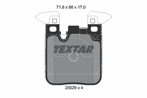 Klocki hamulcowe TEXTAR 2502902