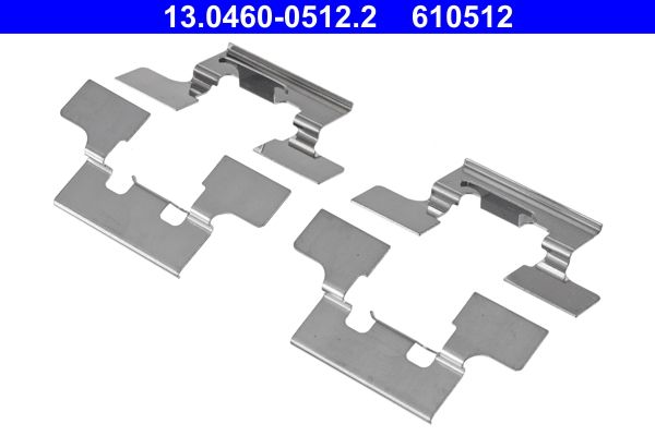 Zestaw akcesoriów montażowych  klocków hamulcowych ATE 13.0460-0512.2