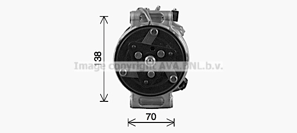 Kompresor klimatyzacji AVA QUALITY COOLING AUAK341