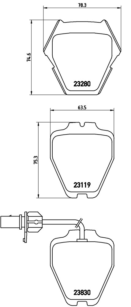 Klocki hamulcowe BREMBO P 85 067