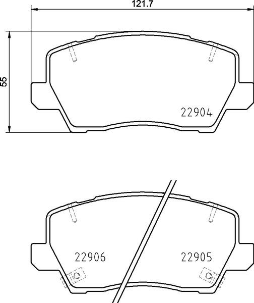 Klocki hamulcowe BREMBO P 30 114