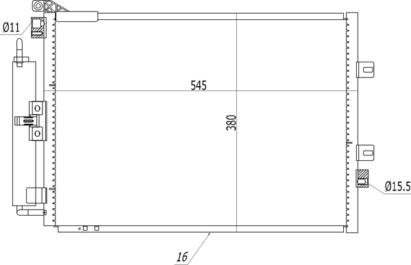 Skraplacz klimatyzacji HART 614 564