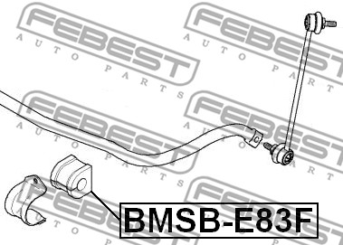 Guma stabilizatora FEBEST BMSB-E83F