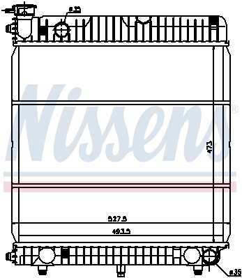 Chłodnica NISSENS 62635