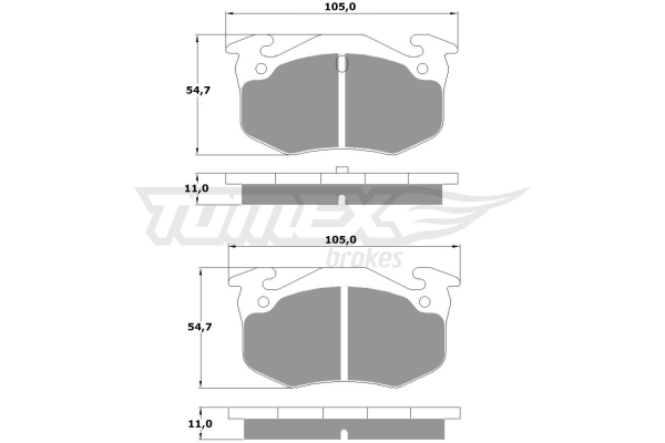 Klocki hamulcowe TOMEX BRAKES TX 10-502