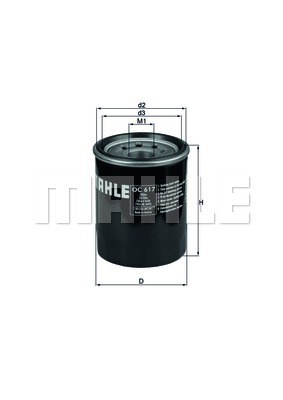 Filtr oleju MAHLE OC 617