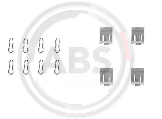 Zestaw akcesoriów montażowych  klocków hamulcowych A.B.S. 1055Q