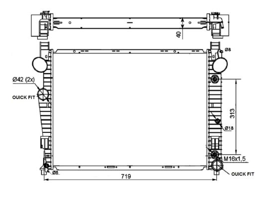 Chłodnica NRF 53103
