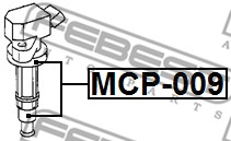 Wtyczka, cewka zapłonowa FEBEST MCP-009