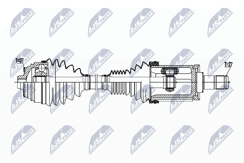 Wał napędowy NTY NPW-BM-179