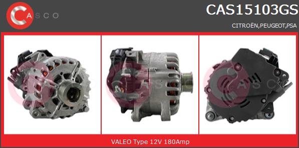 Rozrusznikoalternator CASCO CAS15103GS