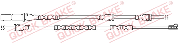 Czujnik zużycia klocków QUICK BRAKE WS 0283 A