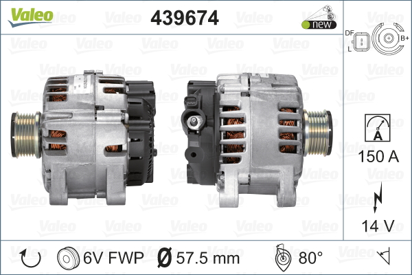 Alternator VALEO 439674