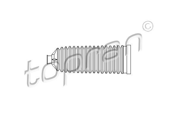 Osłona drążka kierowniczego TOPRAN 302 749