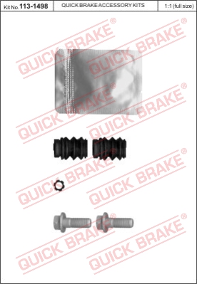 Zestaw naprawczy zacisk hamulcowy QUICK BRAKE 113-1498