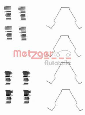 Zestaw akcesoriów montażowych  klocków hamulcowych METZGER 109-1652