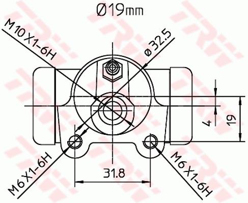 Cylinderek TRW BWD260