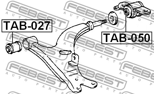 Tuleja wahacza FEBEST TAB-050