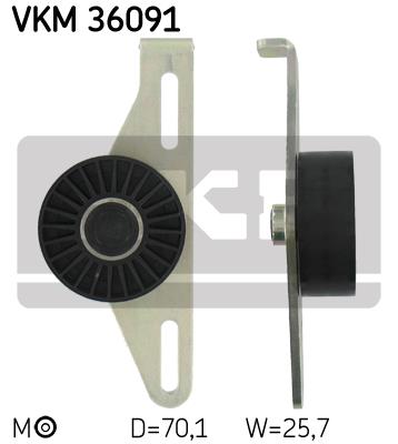 Rolka napinacza paska osprzętu SKF VKM 36091