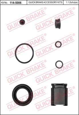 Zestaw naprawczy zacisku hamulcowego QUICK BRAKE 114-5006