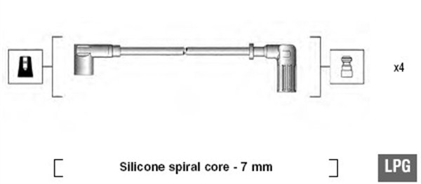 Przewody zapłonowe MAGNETI MARELLI 941095680607
