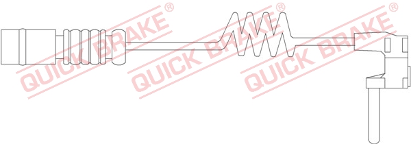 Czujnik zużycia klocków QUICK BRAKE WS 0209 A