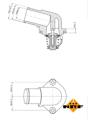 Termostat NRF 725037